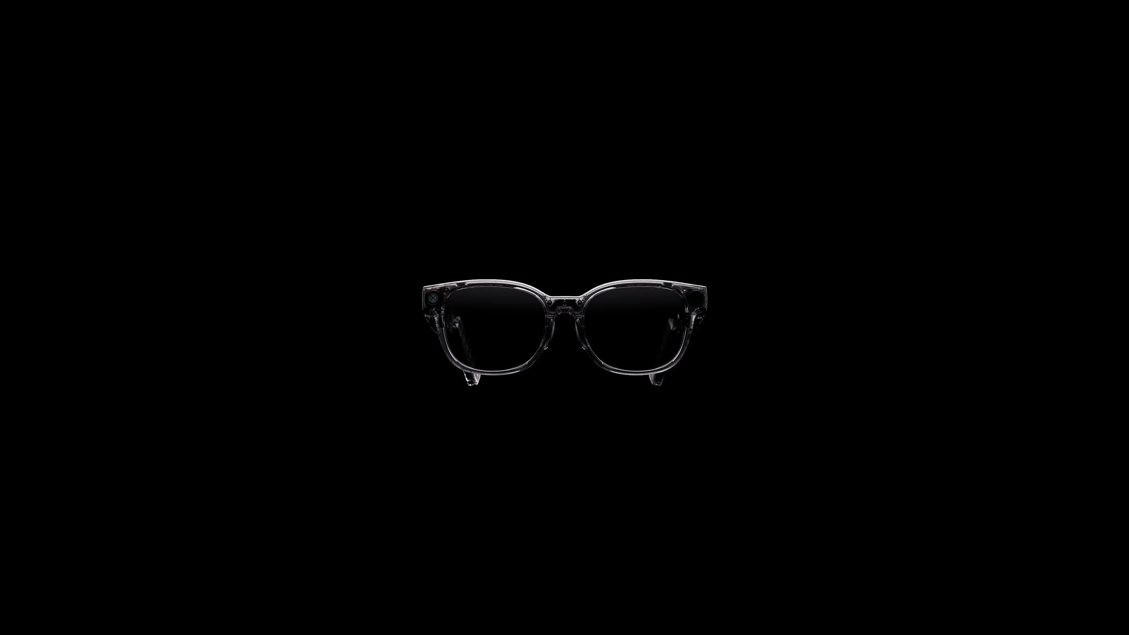 Lumy transparent frame, front view