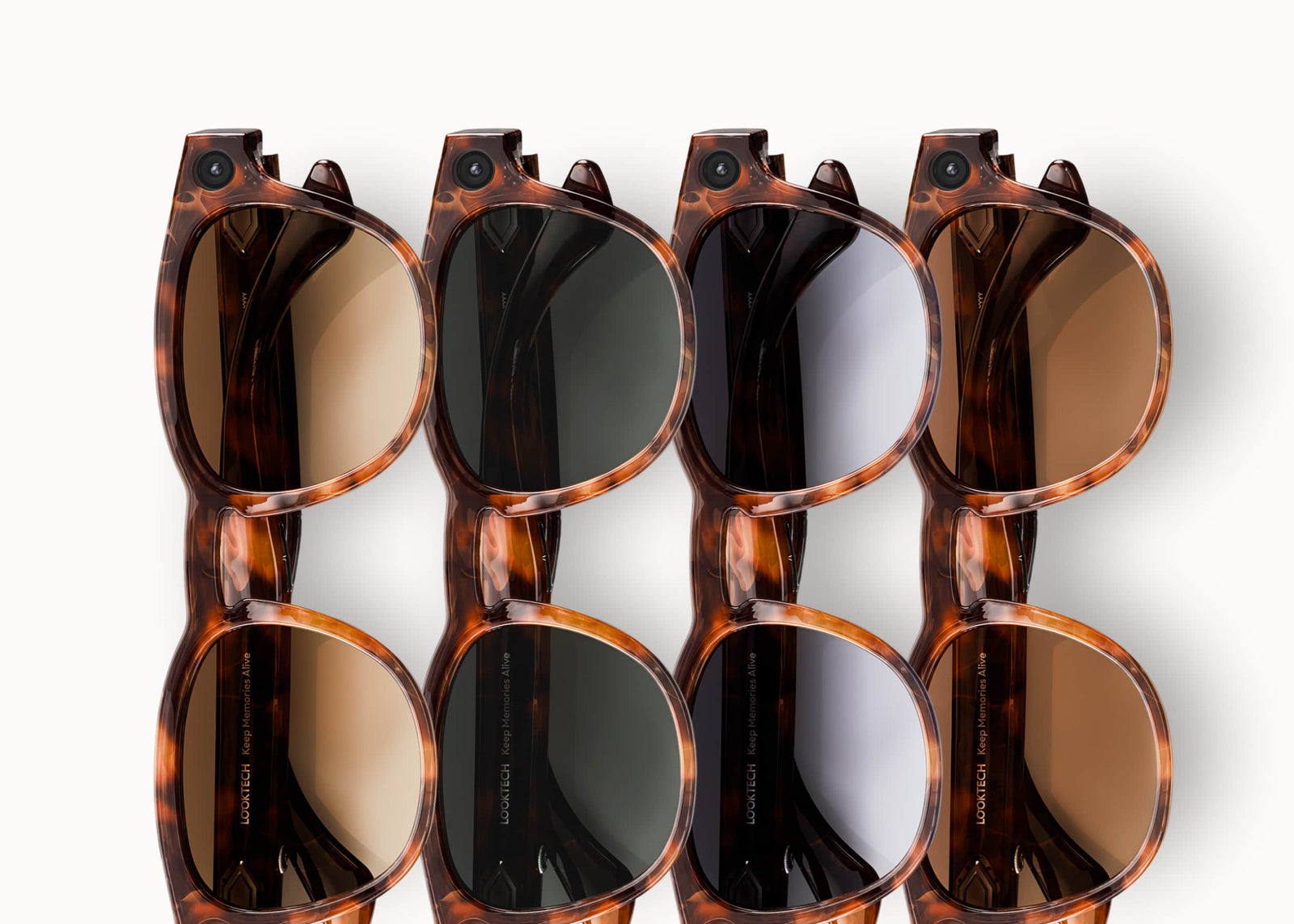 Sun lenses in four tinted finishes